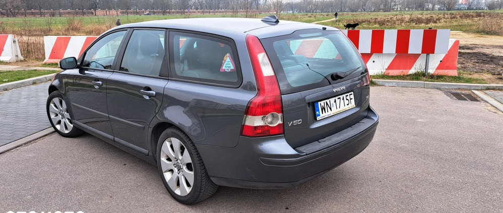 Volvo V50 cena 6200 przebieg: 204000, rok produkcji 2007 z Ustrzyki Dolne małe 106